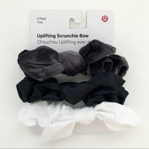 NWT Lululemon Scrunchie 3 pack